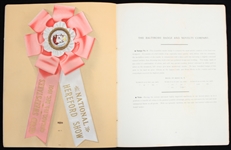 1900s circa  The Baltimore Badge & Novelty Company Catalogue No. 95 - Great information about Pin Back Buttons