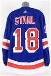 2019 (October 3) Marc Staal New York Rangers Opening Night Game Worn Home Jersey (MEARS A10/Fanatics)