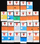 1983 Chicago Bulls Ticket Stubs (Lot of 22)