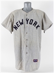 1961 Billy Gardner New York Yankees Game Worn Road Jersey (MEARS LOA)