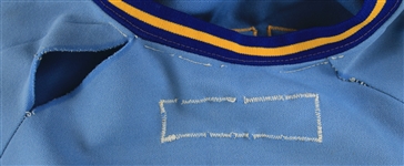 1972 Paul Ratliff / Joe Azcue Milwaukee Brewers Game Worn Road Jersey (MEARS LOA)