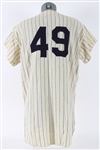 1969 Joe Pepitone New York Yankees Game Worn Home Jersey (MEARS LOA)