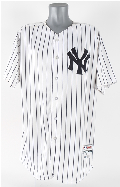 2017 (June 25) Gary Sanchez New York Yankees Signed Game Worn Home Jersey (MEARS A10/JSA/MLB Hologram/Steiner) Homered