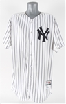 2017 (June 25) Gary Sanchez New York Yankees Signed Game Worn Home Jersey (MEARS A10/JSA/MLB Hologram/Steiner) Homered