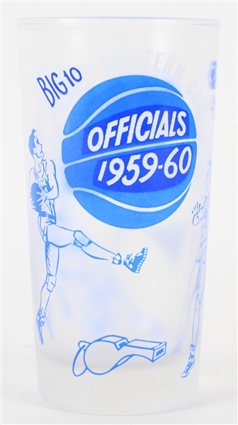 1959-60 Big 10 Western Conference Official Drinking Glass
