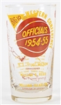 1954-55 Big 10 Western Conference Official Drinking Glass