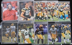 1980's-2000's Green Bay Packers Signed 8 x 10 Photos - Lot of 150