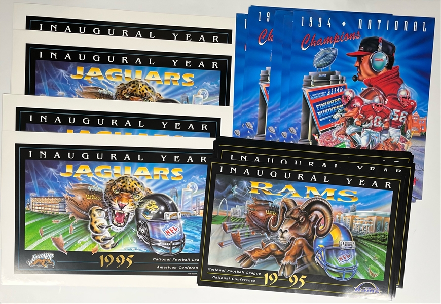1980s-1990s MLB and NFL 19x29 Posters (Lot of 24)