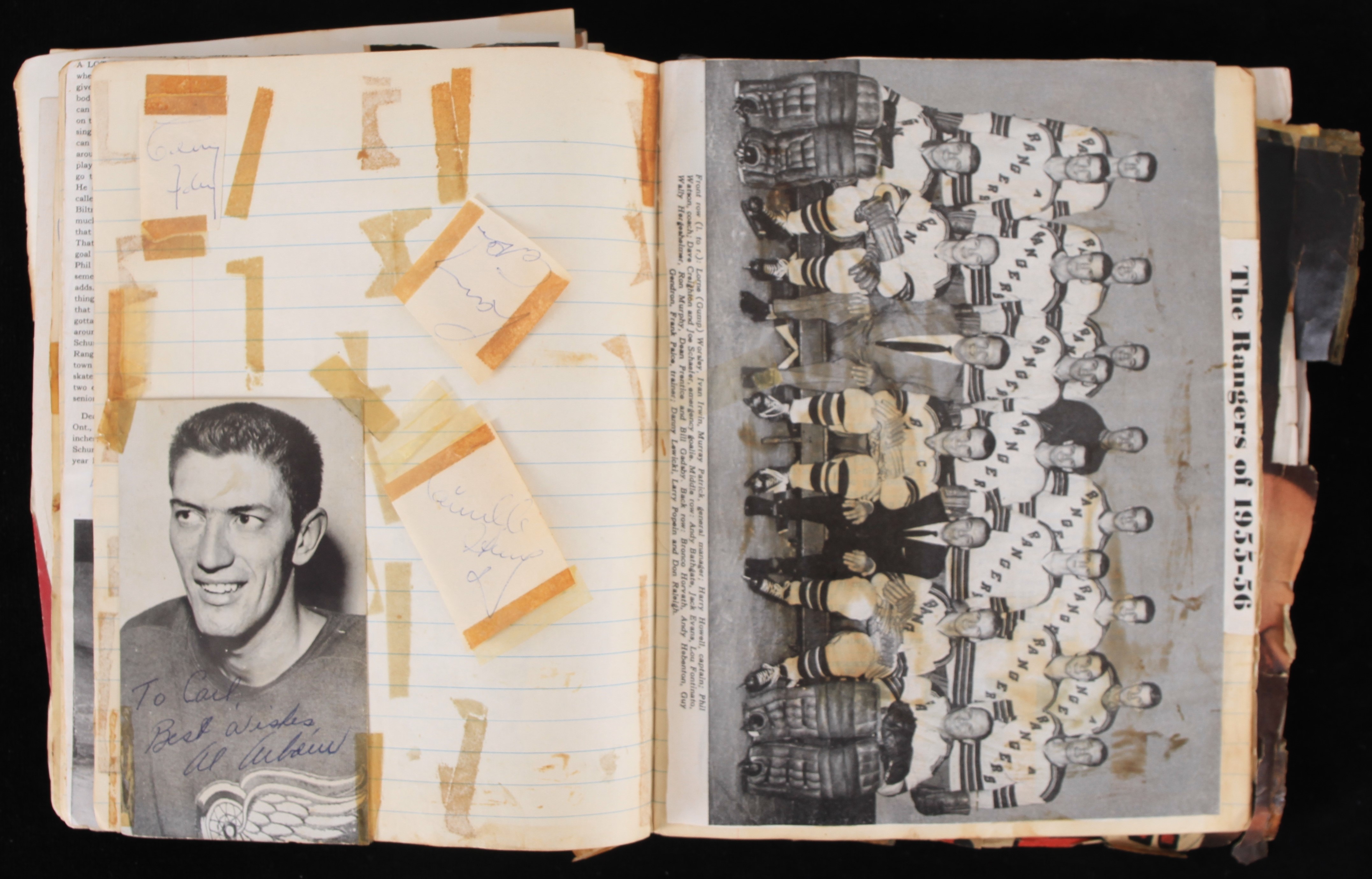 Lot Detail - 1950's-60's Vintage Composition Notebook w/ Hundreds of ...