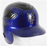 2006-09 Carlos Delgado New York Mets Game Worn Batting Helmet (MEARS LOA/Steiner)