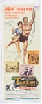 1959 Denny Miller Tarzan the Ape Man Signed 14x36 Poster (JSA)