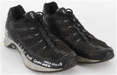 2008 Grant Balfour Tampa Bay Rays Signed Reebok World Series Game Used Sneakers (MEARS LOA/JSA)