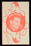 1919-1926 Jack Dempsey "Ex Heavyweight Champion" 1 3/4" x 2 3/4" Card