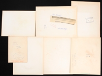1966-1970 John Mackey Baltimore Colts Press Photos (Lot of 7)