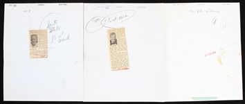 1958-1960 Bill Red Mack Notre Dame 8x10 Press Photos (Lot of 3)