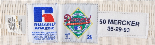 1990's Game Worn Baseball Uniform Pants - Lot of 4 w/ John Smoltz, Kent Mercker & More (MEARS LOA)