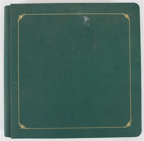 1960s Autograph Album w/ 40 Signed Baseball Photos Including Ted Williams, Willie Mays, Ernie Banks & More