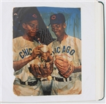 1960's Autograph Album w/ 40 Signed Baseball Photos Including Ted Williams, Willie Mays, Ernie Banks & More