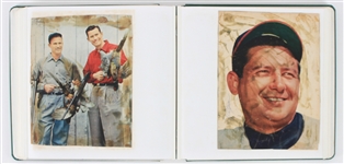 1960's Autograph Album w/ 40 Signed Baseball Photos Including Ted Williams, Willie Mays, Ernie Banks & More