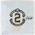 2014 (Sept 25) Derek Jeter New York Yankees Signed Game Used Final Season Commemorative Yankee Stadium Base (MEARS LOA/JSA/MLB Hologram/Steiner)