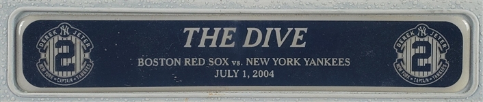 2014 (Sept 25) Derek Jeter New York Yankees Signed Game Used Final Season Commemorative Yankee Stadium Base (MEARS LOA/JSA/MLB Hologram/Steiner)