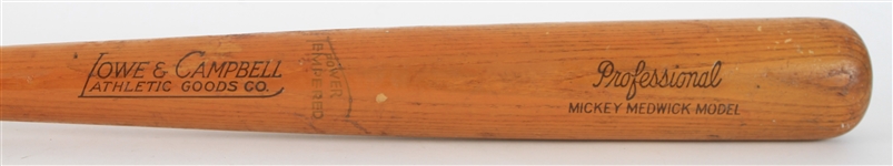 1940s Mickey Medwick Lowe & Campbell Athletic Goods Store Model Bat