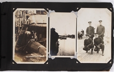 1910's-20's Scrapbook w/ 200+ WWI-Era Military Photos