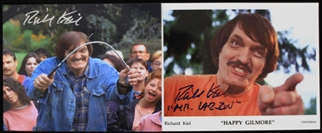 1996 Richard Kiel "Happy Gilmore" Signed 8x10 Photos (JSA)