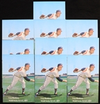 1957 Lou Burdette Milwaukee Braves World Series MVP 4x6 Postcards (Lot of 10)