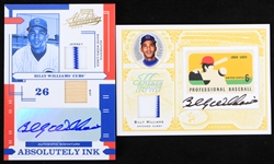 2004 Billy Williams Chicago Cubs Donruss Playoff L.P. Card w/ Century Collection Stamp Card 
