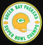 1960s Green Bay Packers Super Bowl Champs 4" Sticker 