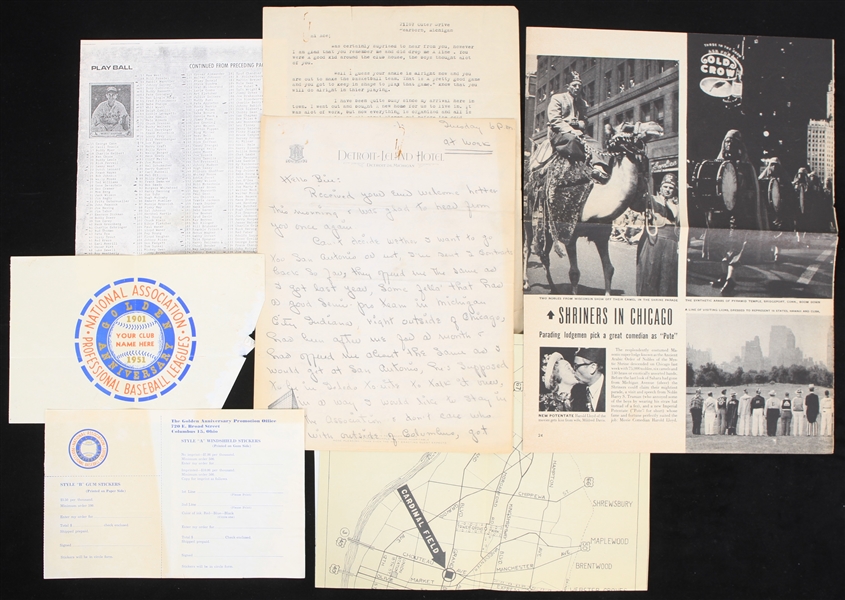 1930s-1980 Play Ball Checklist, All Time All Star Team, Joe DiMaggio Articles and more (Lot of 13)