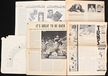 1930s-1980 Play Ball Checklist, All Time All Star Team, Joe DiMaggio Articles and more (Lot of 13)