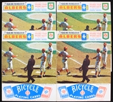 1970 Cincinnati Reds Crosley Field Riverfront Stadium Scorecard Collection - Lot of 4 w/ 3 Scored Bench HR Games & 1 Stub