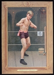 1911 Knock Out Brown No. 66 5 3/4" x 8" Baseball and Athlete Picture Dept Card 