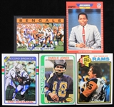 1970s-80s Signed Football Trading Cards - Lot of 5 w/ Eric Dickerson, Jack Youngblood, Charlie Joiner, Ken Anderson & More (JSA)
