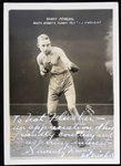 1935 Danny McNichol South Jerseys Flashy Featherweight 5" x 7" Photo Signed & Inscribed to Nat Fleischer (MEARS LOA)