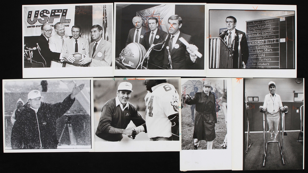 1980s George Allen Chicago Blitz 8x10 Press Photos (Lot of 10)