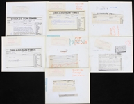 1980s George Allen Chicago Blitz 8x10 Press Photos (Lot of 10)