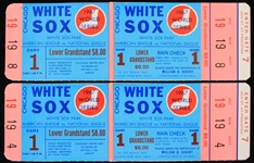 1967 Chicago White Sox World Series Ghost Tickets - Lot of 2