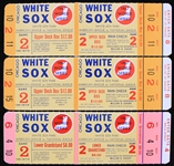 1967 Chicago White Sox World Series Ghost Tickets - Lot of 3