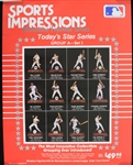 1990 Sports Impressions Baseball Figurines Advertising Materials - Lot of 4