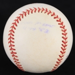 1987-89 Earl Gillespie Milwaukee Braves Signed ONL Giamatti Baseballs - Lot of 2 (JSA)
