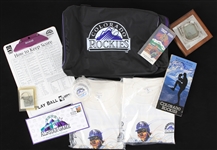 1990s Colorado Rockies Baseball, Media Guide, Coors Field Replica & more (Lot of 10)