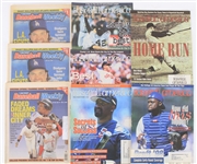 1980s-1990s Baseball America & Baseball Weekly Magazines w/ 20x30 Brewers, Packers Matted Posters (Lot of 20)