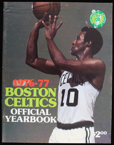 1976-77 Boston Celtics Team Yearbook