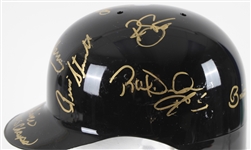 2000's Multi Signed Batting Helmet w/ Al Oliver, Rennie Stennett, Brian Jordan & More (JSA)