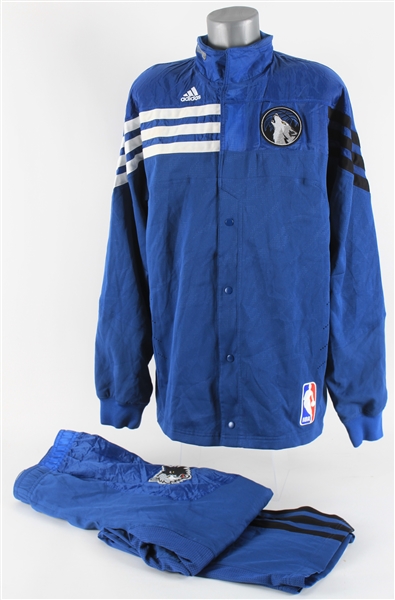 2011-12 Malcolm Lee Minnesota Timberwolves Warm Up Suit w/ Pants & Jacket (MEARS LOA)