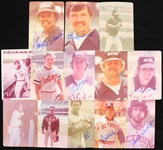 1970's Signed Baseball Snapshot Photos - Lot of 65+ w/ Jim Palmer, Mickey Lolich, Gene Tenace & More (JSA)