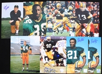 1990s-2000s Green Bay Packers Signed 8" x 10" Photos - Lot of 33 w/ Bob Jeter, Dave Robinson, Elijah Pitts, Fuzzy Thurston & More (JSA)